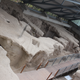The top view of part of the Mine, the rock is very brittle so they erected a hall over it.
